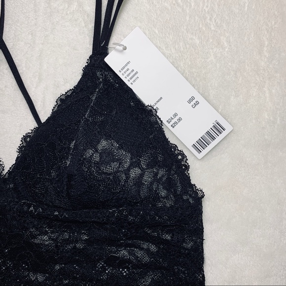 NWT  Out From Under Padded Lace Fusion Bralette - Picture 7 of 9